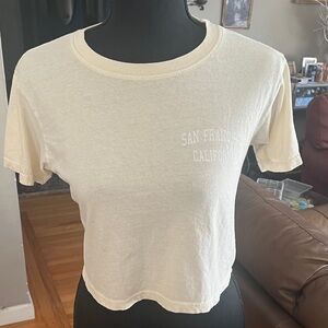 ButterCream j gault brandy Melville San Francisco Tee made in USA